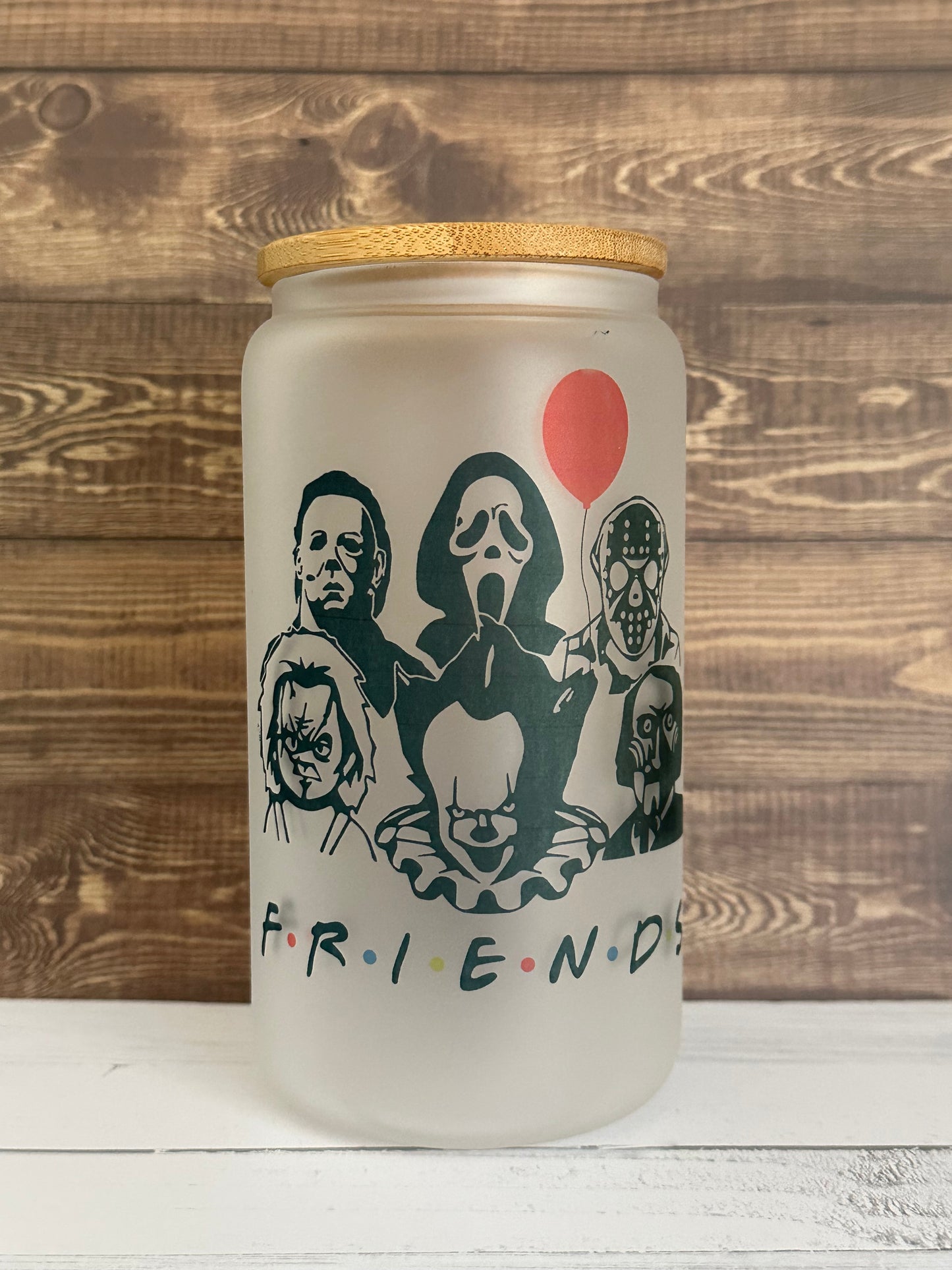 16 oz. F.R.I.E.N.D.S. Glass Can Cup